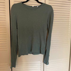 Sage green long sleeve shirt